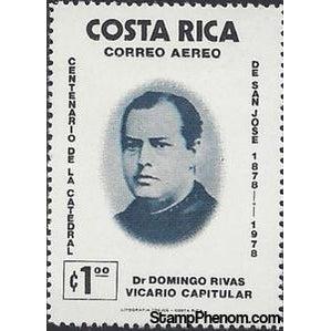 Costa Rica 1978 Msgr. Domingo Rivas-Stamps-Costa Rica-Mint-StampPhenom