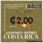 Costa Rica 1978 Oncidium kramerianum surcharged-Stamps-Costa Rica-Mint-StampPhenom