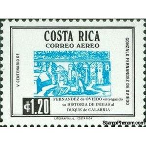 Costa Rica 1978 Oviedo giving his History of Indies to Duke of Calabria-Stamps-Costa Rica-Mint-StampPhenom