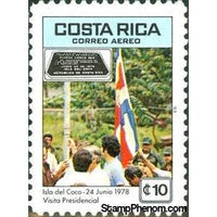 Costa Rica 1979 Installation of memorial plaque-Stamps-Costa Rica-Mint-StampPhenom