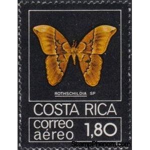 Costa Rica 1979 Moth (Rothschildia sp.)-Stamps-Costa Rica-Mint-StampPhenom