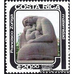 Costa Rica 1979 Mother and Child, by Francisco Zuniga-Stamps-Costa Rica-Mint-StampPhenom