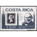 Costa Rica 1979 Penny Black and Sir Rowland Hill-Stamps-Costa Rica-Mint-StampPhenom