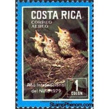 Costa Rica 1979 Young Birds in Nest-Stamps-Costa Rica-Mint-StampPhenom