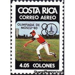 Costa Rica 1980 Baseball, Olympic Games 1980 Moscow-Stamps-Costa Rica-Mint-StampPhenom