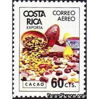 Costa Rica 1980 Cacao-Stamps-Costa Rica-Mint-StampPhenom