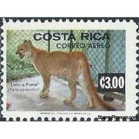 Costa Rica 1980 Cougar (Felis concolor)-Stamps-Costa Rica-Mint-StampPhenom