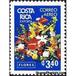 Costa Rica 1980 Flowers-Stamps-Costa Rica-Mint-StampPhenom