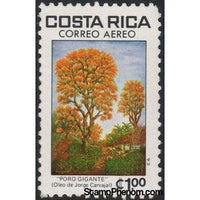 Costa Rica 1980 Giant Tree, by Jorge Carvajal-Stamps-Costa Rica-Mint-StampPhenom