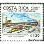 Costa Rica 1980 Juan Santamaría International Airport-Stamps-Costa Rica-Mint-StampPhenom