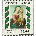 Costa Rica 1980 Madonna Tempi, Raffael (1483-1520)-Stamps-Costa Rica-Mint-StampPhenom