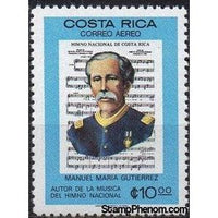 Costa Rica 1980 Manuel María Gutiérrez (1829-1887)-Stamps-Costa Rica-Mint-StampPhenom