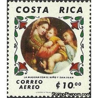 Costa Rica 1980 Maria with Child, Raffael (1483-1520)-Stamps-Costa Rica-Mint-StampPhenom