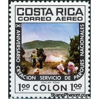 Costa Rica 1980 Poas Volcano-Stamps-Costa Rica-Mint-StampPhenom