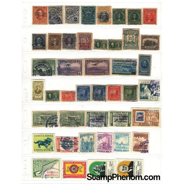 Costa Rica Lot 1-Stamps-Costa Rica-StampPhenom
