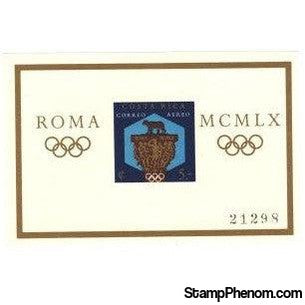 Costa Rica Olympics - Imperf Sheet No. 21298 , 1 stamp