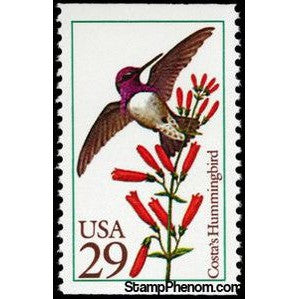 United States of America 1992 Costa's Hummingbird (Calypte costae)