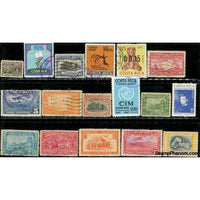 Costa Rica Lot 14 , 17 stamps