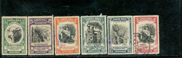 Costa Rica Lot 1 , 6 stamps