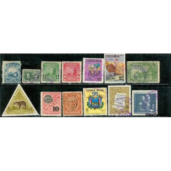 Costa Rica Lot 6 , 13 stamps