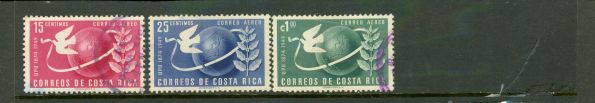 Costa Rica Lot , 3 stamps - Costa Rica Lot , 3 stamps