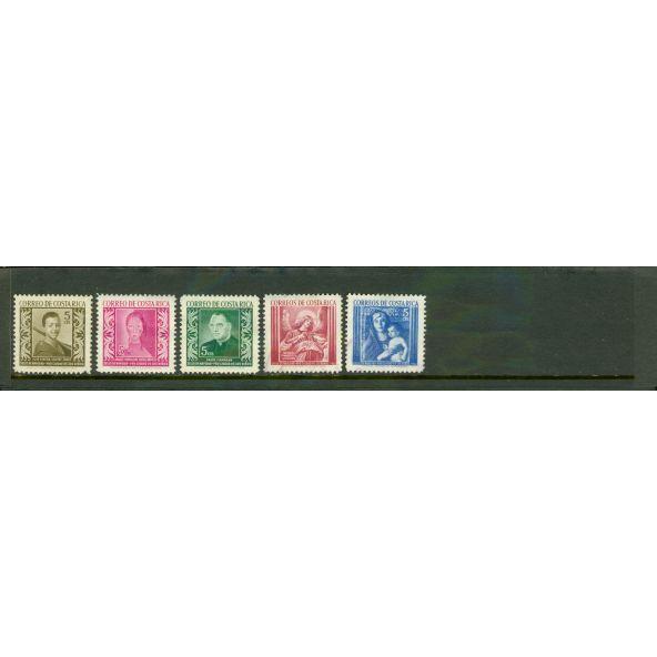 Costa Rica Lot , 5 stamps - Costa Rica Lot , 5 stamps