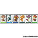 Country Mushrooms , 6 stamps