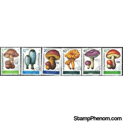 Country Mushrooms , 6 stamps