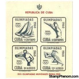 Cuba Olympics - Imperf Sheet , 1 stamps