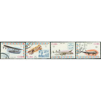 Cuba Aircraft Lot 2 , 4 stamps