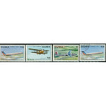 Cuba Aircraft , 4 stamps