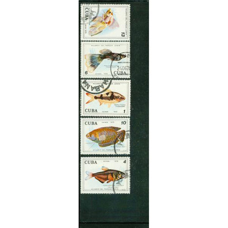 Cuba 1978 Fishes , 5 stamps