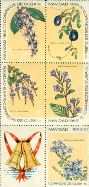 Cuba Christmas Lot 4 , 6 stamps