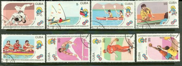 Cuba Olympics Lot 2 , 8 stamps