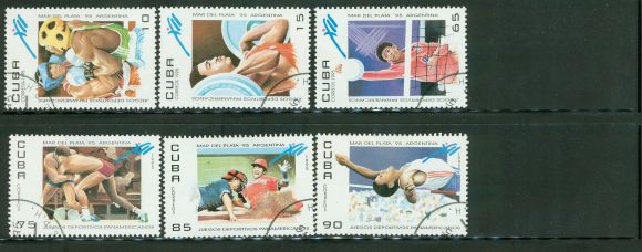 Cuba Olympics Lot 4 , 6 stamps