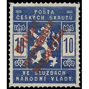 Czechoslovakia 1918 Czech lion overprinted-Czechoslovakia-StampPhenom