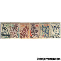 Czechoslovakia Olympics , 6 stamps