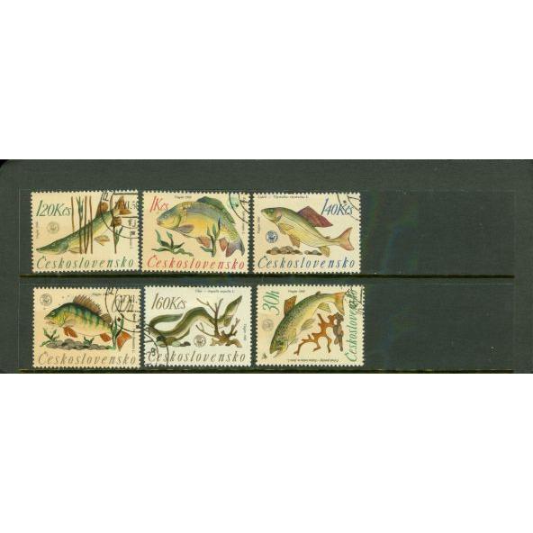 Czechoslovakia 1966 Fishes , 6 stamps