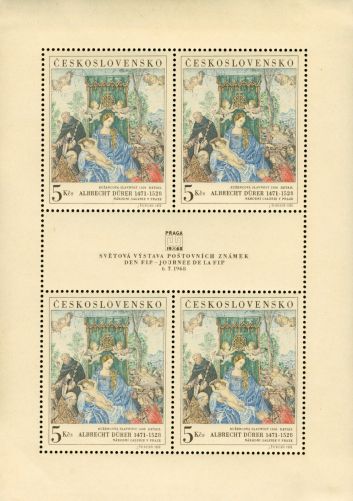 Czechoslovakia Christmas , 1 souvenir sheet