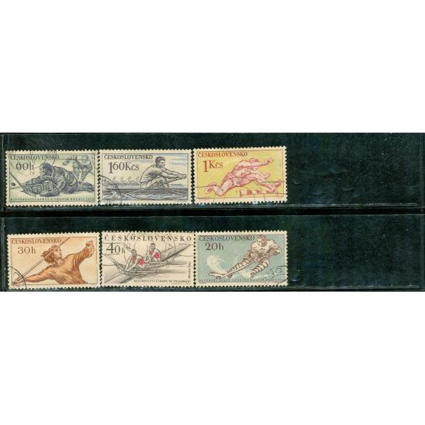 Czechoslovakia Olympics Lot 2 , 6 stamps