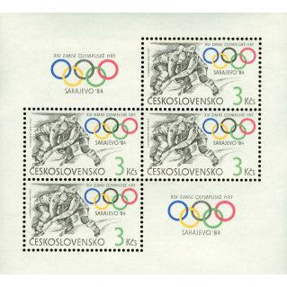 Czechoslovakia Olympics , 1 souvenir sheet