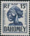 Dahomey 1941 Head of a Statue-Stamps-Dahomey-Mint-StampPhenom