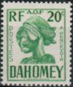 Dahomey 1941 Head of a Statue-Stamps-Dahomey-Mint-StampPhenom