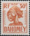 Dahomey 1941 Head of a Statue-Stamps-Dahomey-Mint-StampPhenom