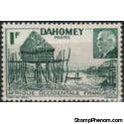 Dahomey 1941 Pile House and Marshal Philippe Pétain-Stamps-Dahomey-Mint-StampPhenom