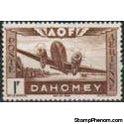 Dahomey 1942 Aircraft over Landscape-Stamps-Dahomey-Mint-StampPhenom