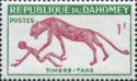 Dahomey 1963 Panther over Man-Stamps-Dahomey-Mint-StampPhenom