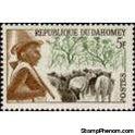 Dahomey 1963 Peuhl herd boy-Stamps-Dahomey-Mint-StampPhenom