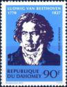 Dahomey 1970 Ludwig van Beethoven-Stamps-Dahomey-Mint-StampPhenom