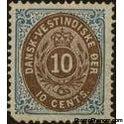 Danish West Indies 1876 Numeral of Value-Stamps-Danish West Indies-Mint-StampPhenom